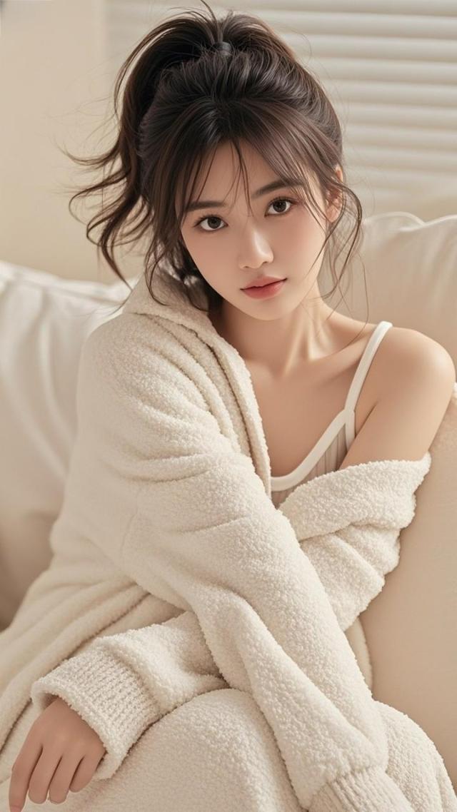 阳光慵懒美女