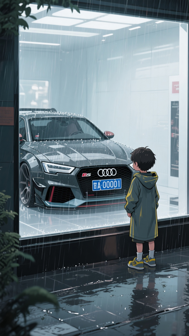 小男孩的奥迪