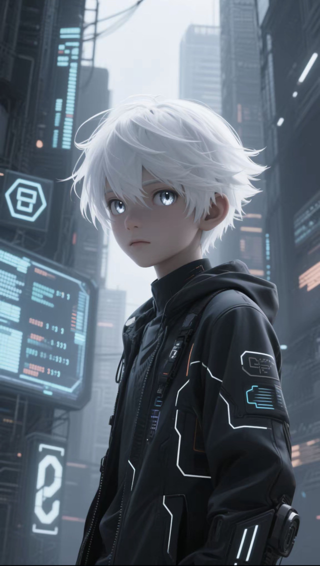 白发少年