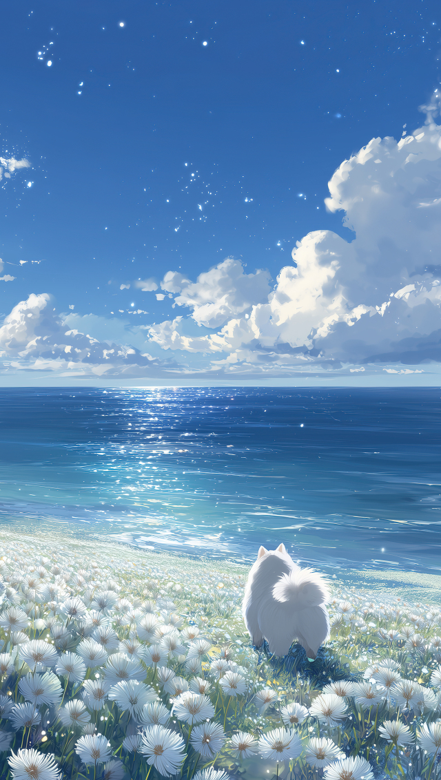 梦幻浪漫海边
