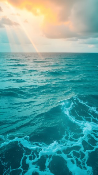 海天霞影